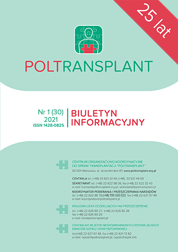 Biuletyn Informacyjny Poltransplantu 2021